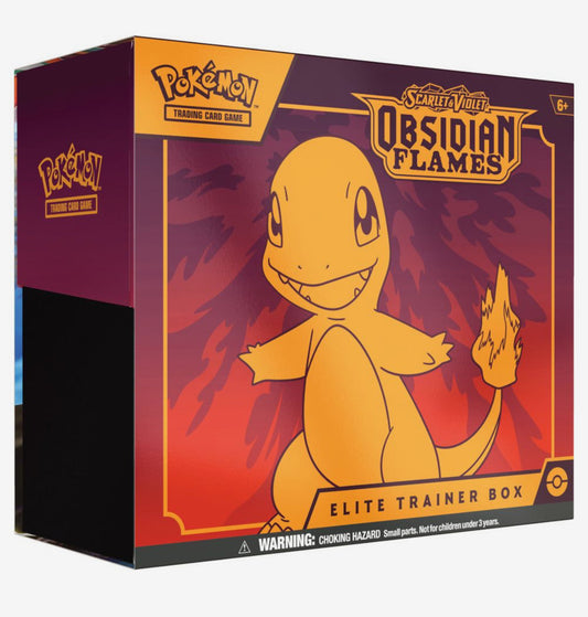 Pokemon TCG Scarlet and Violet 3 Obsidian Flames Elite Trainer Box
