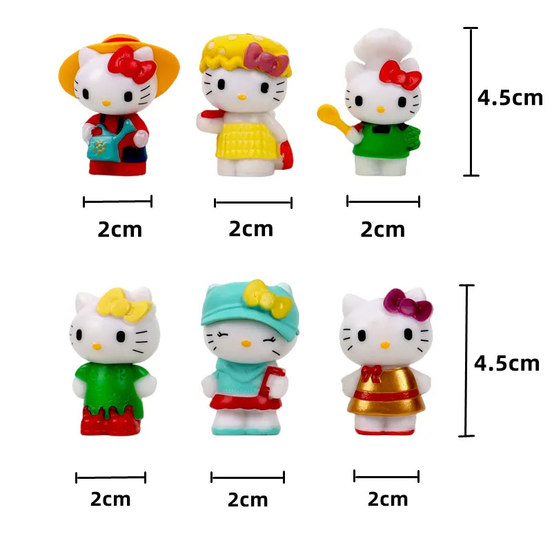 6Pcs/set  Hello Kitty